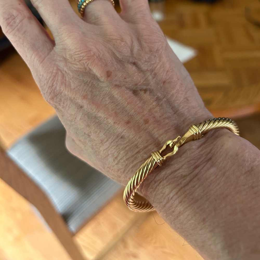 David Yurman 18k yellow gold bracelet